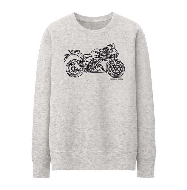 JL Illustration For A Honda CBR500R Motorbike Fan Jumper