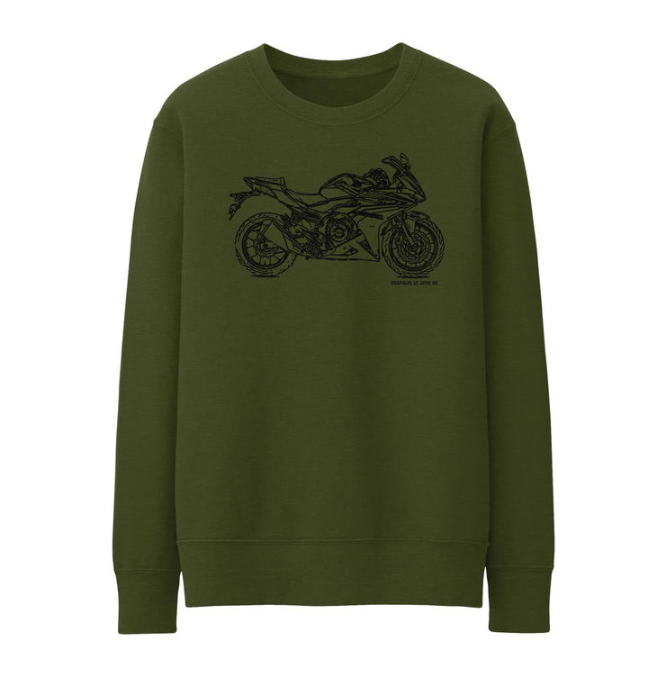 JL Illustration For A Honda CBR500R ABS Motorbike Fan Jumper