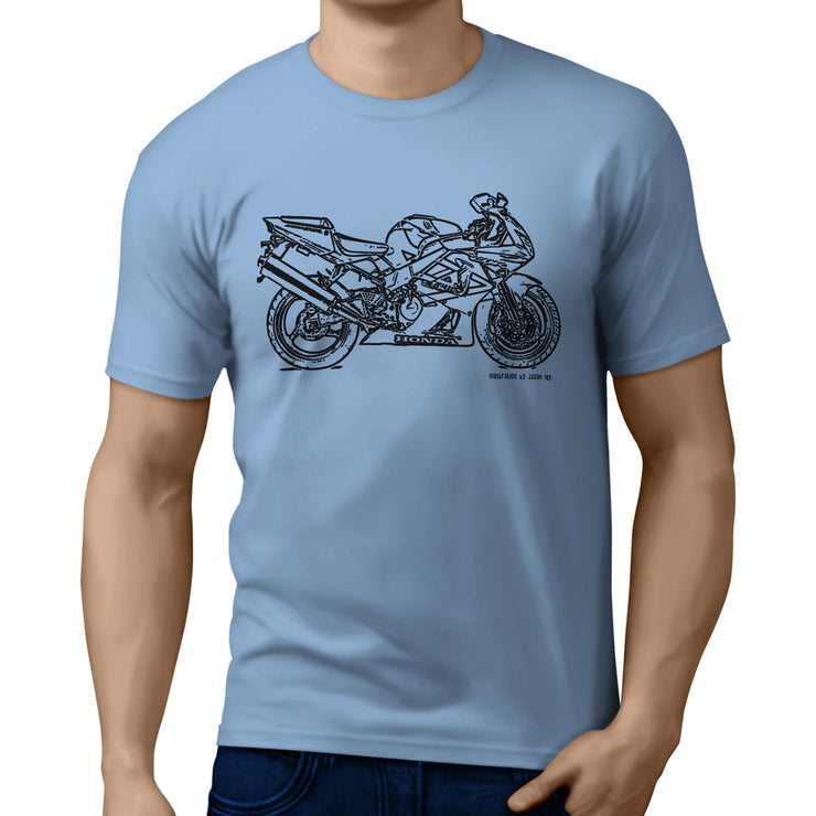 JL Illustration For A Honda CBR929RR 2000 Motorbike Fan T-shirt