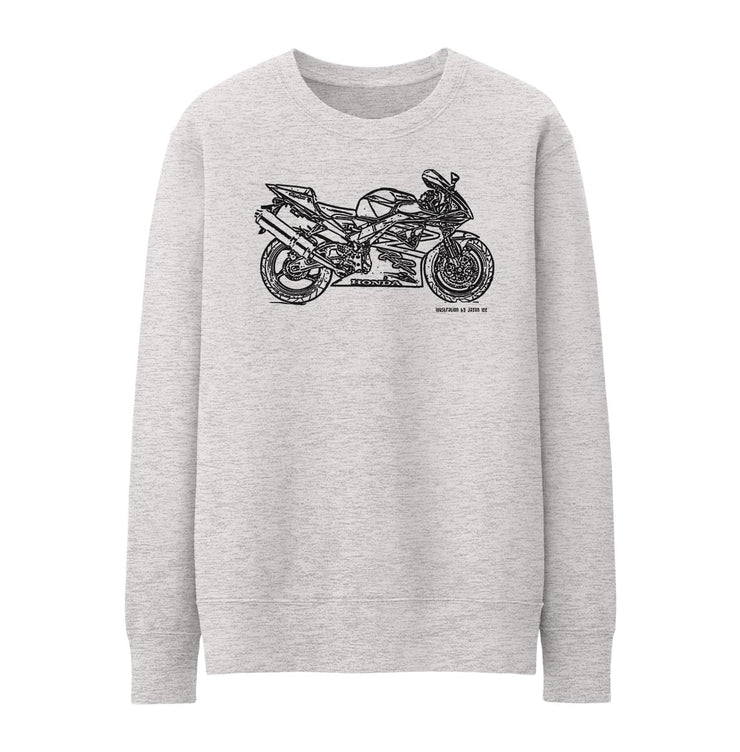 JL Illustration For A Honda CBR954RR Fireblade Motorbike Fan Jumper