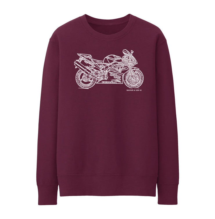 JL Illustration For A Honda CBR954RR Fireblade Motorbike Fan Jumper