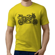 JL Illustration For A Honda CBR954RR Fireblade Motorbike Fan T-shirt