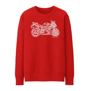 JL Illustration For A Honda CBR954RR Fireblade Motorbike Fan Jumper