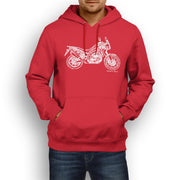 JL Illustration For A Honda CRF1000L Africa Twin Motorbike Fan Hoodie