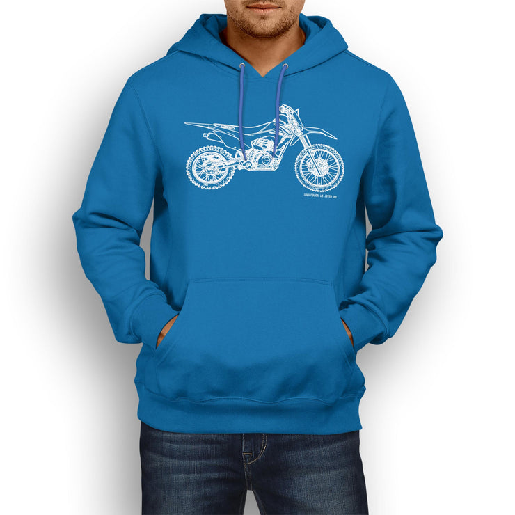 JL Illustration For A Honda CRF125F Motorbike Fan Hoodie