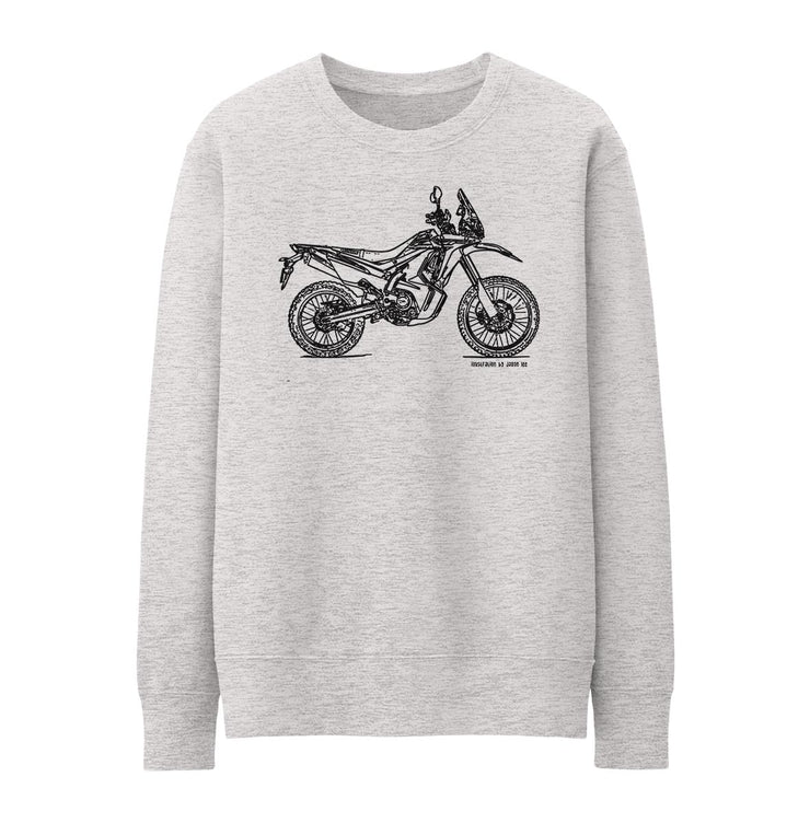 JL Illustration For A Honda CRF250L Rally Motorbike Fan Jumper