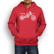 JL Illustration For A Honda CRF250X Motorbike Fan Hoodie