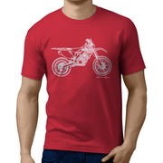 JL Illustration For A Honda CRF250X Motorbike Fan T-shirt