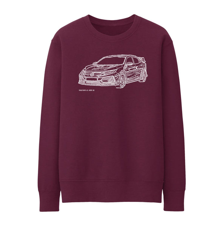 JL Illustration For A Honda Civic Type R Motorcar Fan Jumper