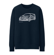 JL Illustration For A Honda Civic Type R Motorcar Fan Jumper
