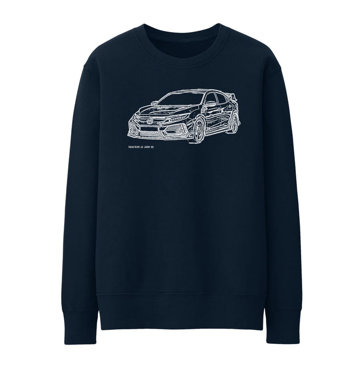 JL Illustration For A Honda Civic Type R Motorcar Fan Jumper