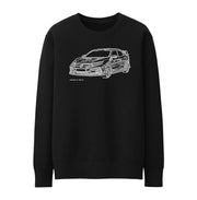 JL Illustration For A Honda Civic Type R Motorcar Fan Jumper