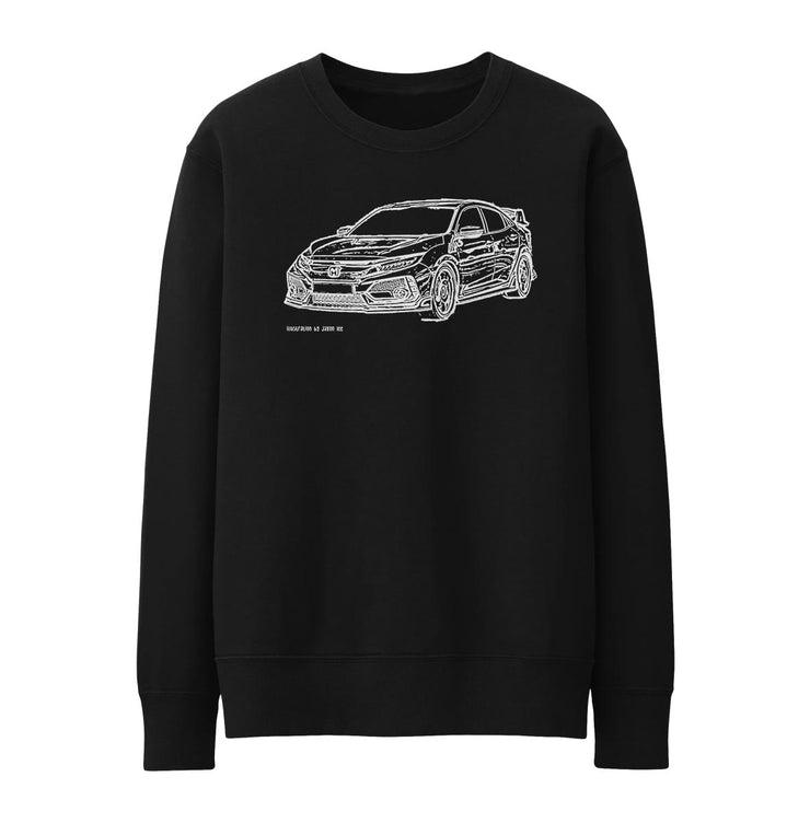 JL Illustration For A Honda Civic Type R Motorcar Fan Jumper