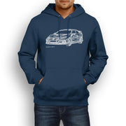 JL Illustration For A Honda Civic Type R Motorcar Fan Hoodie