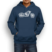 JL Illustration For A Honda Fury ABS Motorbike Fan Hoodie