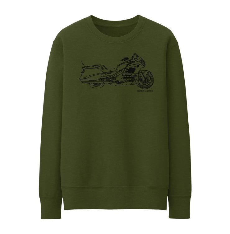 JL Illustration For A Honda Gold Wing F6B Motorbike Fan Jumper