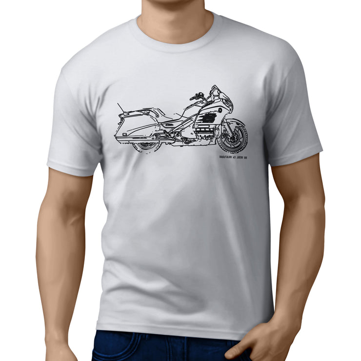 JL Illustration For A Honda Gold Wing F6B Motorbike Fan T-shirt