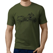 JL Illustration For A Honda Gold Wing F6B Motorbike Fan T-shirt