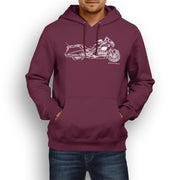 JL Illustration For A Honda Gold Wing F6B Motorbike Fan Hoodie