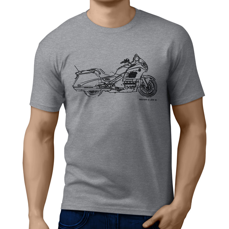 JL Illustration For A Honda Gold Wing F6B Motorbike Fan T-shirt