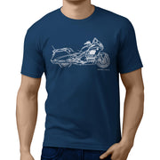 JL Illustration For A Honda Gold Wing F6B Motorbike Fan T-shirt