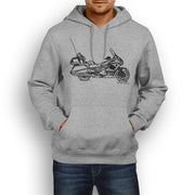 JL Illustration For A Honda Gold Wing GL1800 Motorbike Fan Hoodie