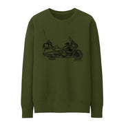 JL Illustration For A Honda Gold Wing GL1800 Motorbike Fan Jumper