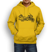 JL Illustration For A Honda Gold Wing GL1800 Motorbike Fan Hoodie