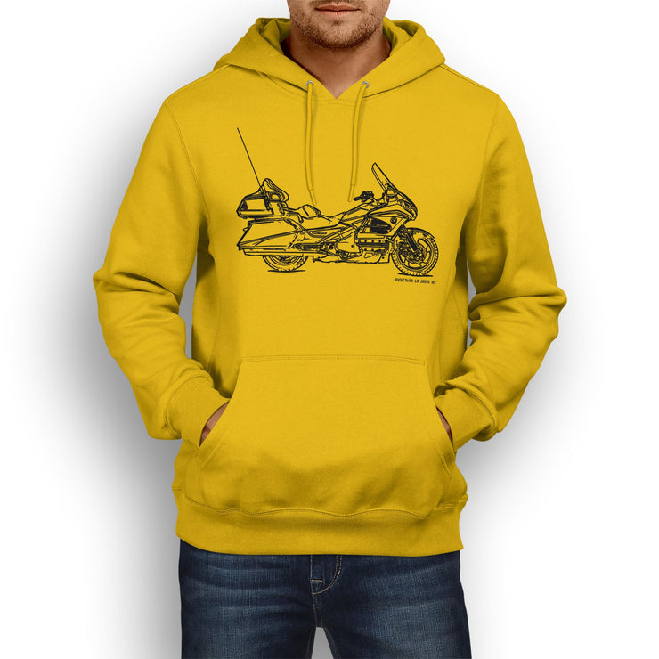 JL Illustration For A Honda Gold Wing GL1800 Motorbike Fan Hoodie