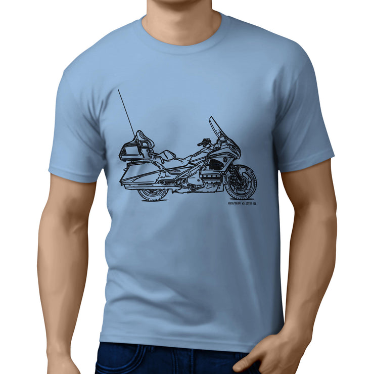 JL Illustration For A Honda Gold Wing GL1800 Motorbike Fan T-shirt