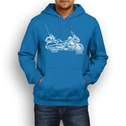 JL Illustration For A Honda Gold Wing GL1800 Motorbike Fan Hoodie