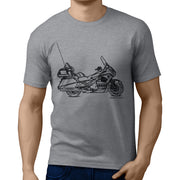 JL Illustration For A Honda Gold Wing GL1800 Motorbike Fan T-shirt