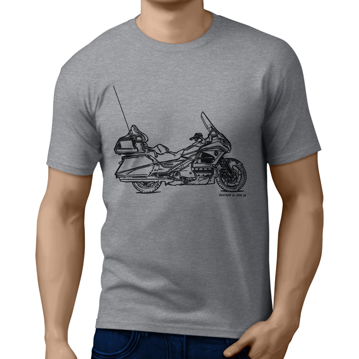 JL Illustration For A Honda Gold Wing GL1800 Motorbike Fan T-shirt