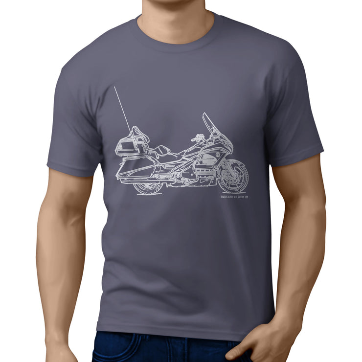 JL Illustration For A Honda Gold Wing GL1800 Motorbike Fan T-shirt