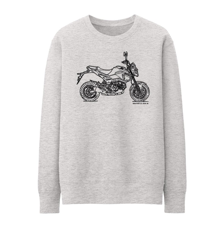 JL Illustration For A Honda Grom Motorbike Fan Jumper