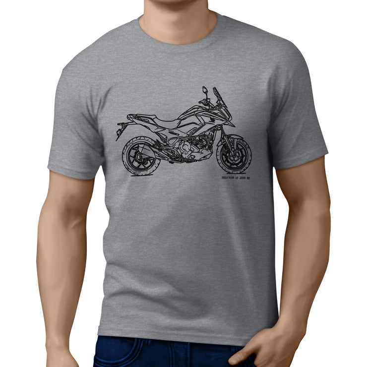 JL Illustration For A Honda NC700X DCT Motorbike Fan T-shirt