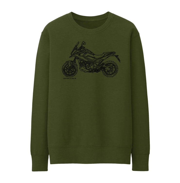 JL Illustration For A Honda NC750X DCT ABS Motorbike Fan Jumper