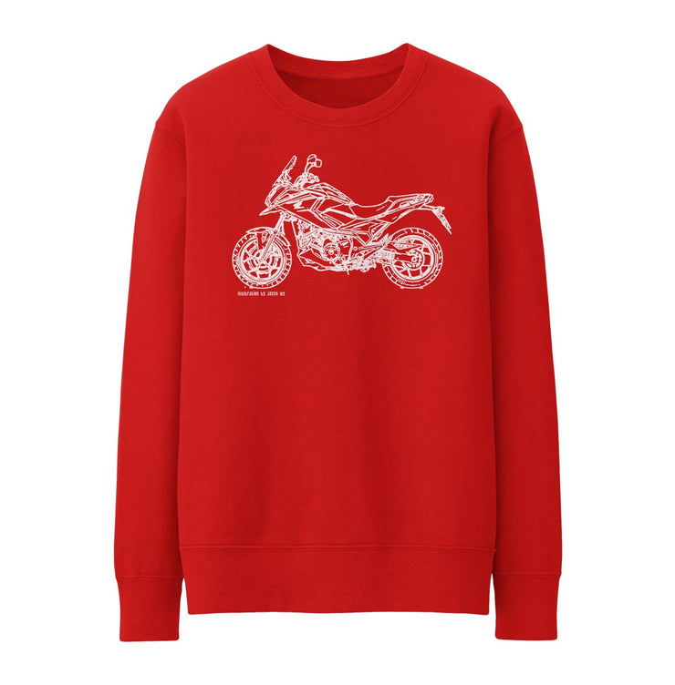 JL Illustration For A Honda NC750X DCT ABS Motorbike Fan Jumper