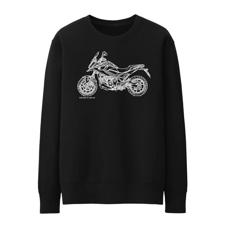 JL Illustration For A Honda NC750X DCT ABS Motorbike Fan Jumper