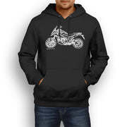 JL Illustration For A Honda NC750X DCT ABS Motorbike Fan Hoodie