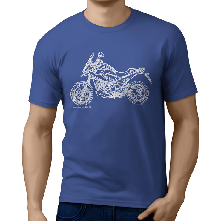 JL Illustration For A Honda NC750X DCT ABS Motorbike Fan T-shirt