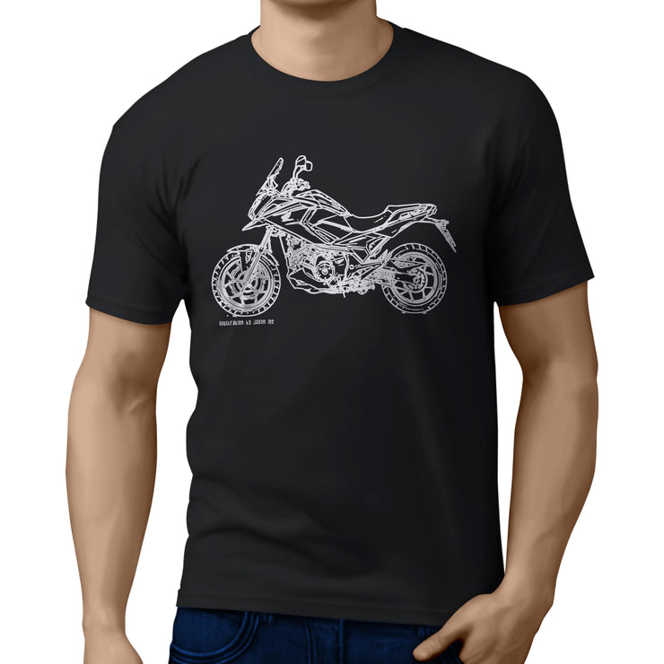 JL Illustration For A Honda NC750X DCT ABS Motorbike Fan T-shirt