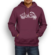 JL Illustration For A Honda NM4 Motorbike Fan Hoodie