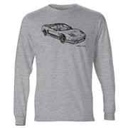 JL Illustration For A Honda NSX-R 2005 Motorcar Fan LS-Tshirt