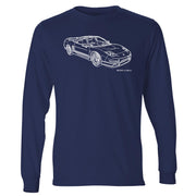 JL Illustration For A Honda NSX-R 2005 Motorcar Fan LS-Tshirt