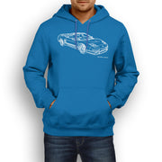 JL Illustration For A Honda NSX-R 2005 Motorcar Fan Hoodie