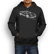 JL Illustration For A Honda NSX-R 2005 Motorcar Fan Hoodie