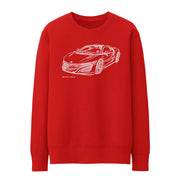 JL Illustration For A Honda NSX 2017 Motorcar Fan Jumper
