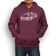 JL Illustration For A Honda NSX 2017 Motorcar Fan Hoodie