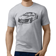 JL Illustration For A Honda NSX 2017 Motorcar Fan T-shirt